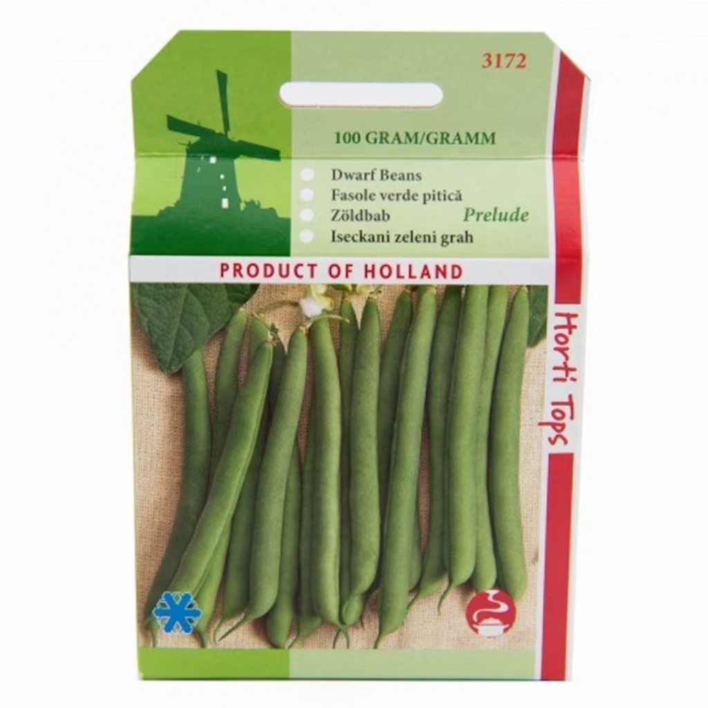 Fasole verde pitică, Prelude, 100 grame, Horti Tops
