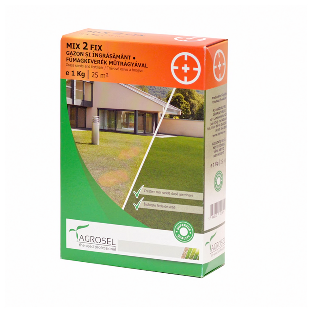 Seminte de gazon MIX2FIX 1kg AGROSEL