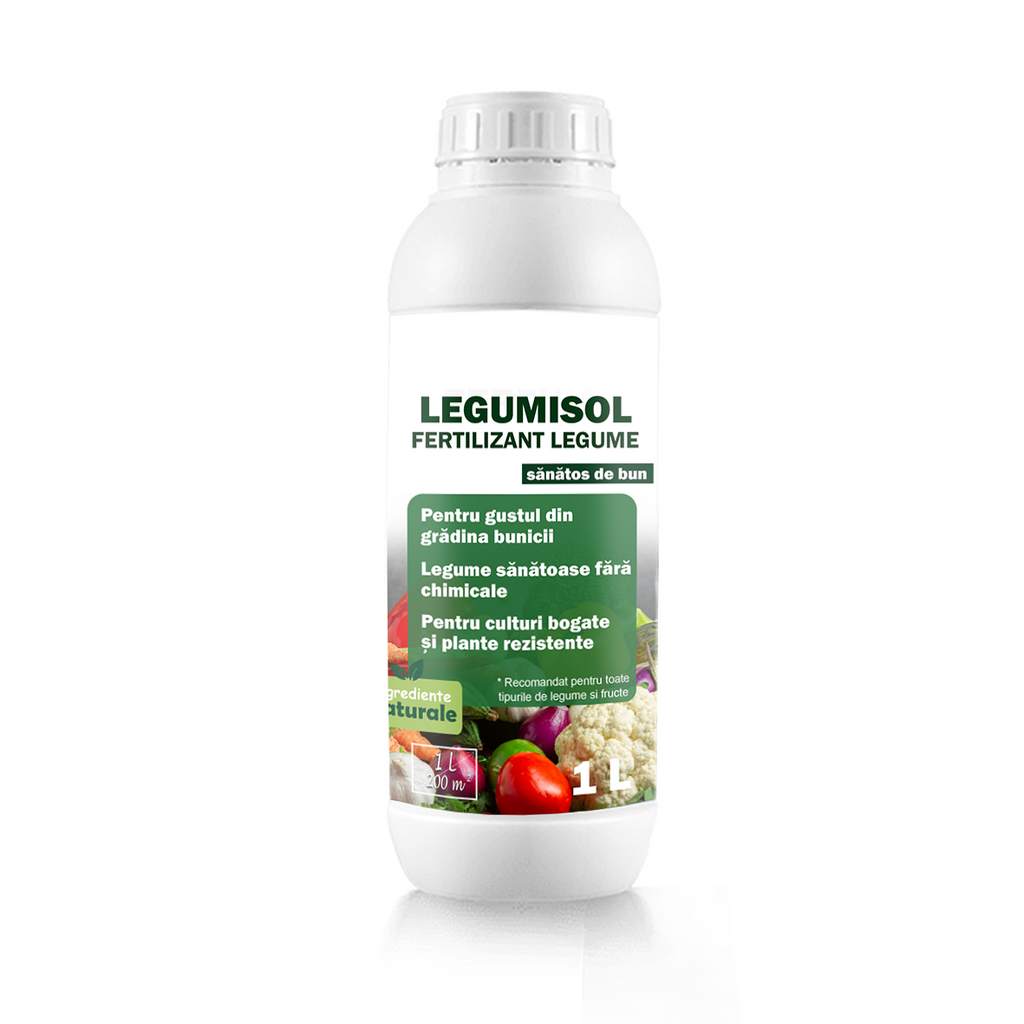 LEGUMISOL – Fertilizant Natural pentru Legume, Foliar 1L